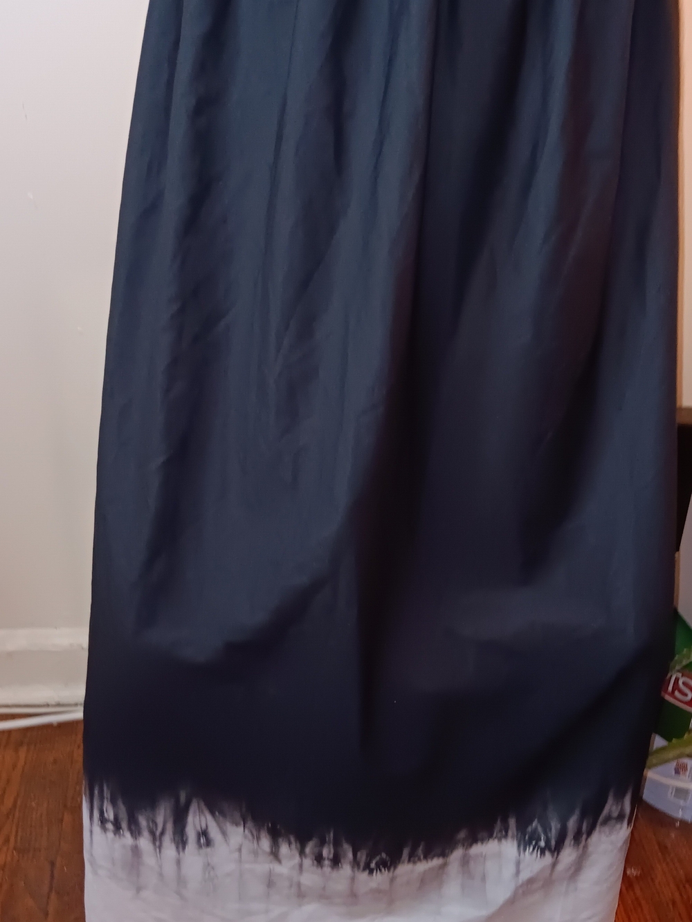Cupshe Black to White Ombre Maxi Dress with Twist Front - Picture 6 of 14